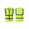 Reflective Vest Multi Pocket Reflective Vest Night Safety Staff Construction Fluorescent Clothing