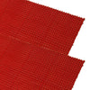 6 Pieces 60x40cm Splicing Plastic Simulation Grass Mat Lawn Mat Bathroom Mat Water Proof And Anti Slip Mat Door Mat Decoration Green Grass Red Mat