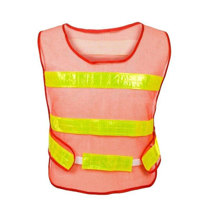 15 Pieces Reflective Vest Safety Engineering Reflective Vest Traffic Warning Vest Night Reflective Vest Gourd Vest Fluorescent Orange (No Pocket)