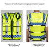 Reflective Vest Double Net Multifunctional Reflective Vest Traffic Warning Safety Engineering Night Reflective Vest