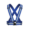 15 Pieces Reflective Vest Reflective Strap Running Vest Traffic Riding Vest Car Safety Warning Vest Environmental Sanitation Reflective Sports Strap Card Deduction Royal Blue