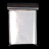 6 Pieces 6cm * 8cm 1000 Pieces Disposable PE 8 Thread Self Sealing Bag Thickened Transparent Sealed Bag Zipper Bag Sample Storage Bag