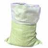 Pack Of 100 Green 50 * 80cm Woven Bag Plastic Covered Woven Bag With Inner Lining Snake Skin Bag