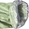 Pack Of 100 Green 70 * 120cm Woven Bag Plastic Covered Woven Bag With Inner Lining Snake Skin Bag