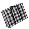 Medium Size 60*42*24cm Black Square (10 Pack) Woven Bag Moving Bag Extra Thick Oxford Cloth Luggage Packing Bag Waterproof Storage Snake Skin Bag