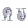 6 Pieces The Diameter Of Transport Equipment Caster Is 95mm Steel Wheel