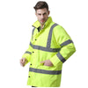 Windproof And Rainproof Coat Cold Proof Warm And Comfortable Size S-3 XL Fluorescent Yellow