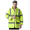 Windproof And Rainproof Coat Cold Proof Warm And Comfortable Size S-3 XL Fluorescent Yellow