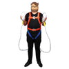 1.5m Unbuffered Single Rope Hook Safety Belt Polypropylene Safety Belt Outdoor High-altitude Fall Proof Safety Belt