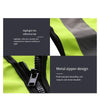 6 Packs Reflective Vest Fluorescent Green Reflective Vest Construction Reflective Vest Riding Reflective Vest Safety Vest