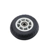 6 Pieces 5 Inch Caster Silent Solid Rubber Wheel Flat Wheelbarrow Wheel Heavy Caster Single Wheel