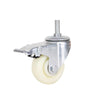 6 Pieces Nylon Wheel Caster Cart Wheel Nylon Wheel Hand Push Wheel Thickened Wheel 8 Inch Heavy Single Wheel