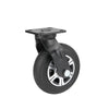 8 Inch Caster Silent Truck Trailer Wheel Alloy Rubber Wheel High Load Heavy Industrial Caster 8 Inch Directional Wheel