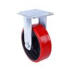 Polyurethane PU Caster Industry Trolley Caster Antiskid Silent Pulley 5 Inch PU Single Wheel