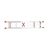 5m Thickened Aluminum Alloy Lifting Ladder Telescopic Ladder Non-slip Adjustable