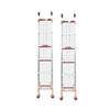 Aluminum Alloy Telescopic Ladder, Aluminum Ladder, Rising And Shrinking Stair, 2mm Thick, 3.5m, 7m