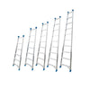 5m Aluminum Alloy Single Ladder Widened Non-slip Safety Design