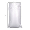 40*60cm 75 Pieces White Moisture-proof And Waterproof Woven Bag Moving Bag Snakeskin Bag Express Parcel Bag Packing Loading Bag Cleaning Garbage Bag