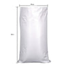 100 Pcs 40*60cm White Moisture-proof And Waterproof Woven Bag Moving Bag Snakeskin Bag Express Parcel Bag Packing Load Carrying Bag Cleaning Garbage Bag