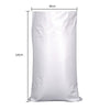80*120cm 10 White Moisture-proof And Waterproof Woven Bag Moving Bag Snakeskin Bag Express Parcel Bag Packing Loading Bag Cleaning Garbage Bag