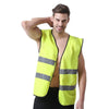 6 Pieces Yellow S/M/L/Xl/XXl/XXXl Reflective Safety Vest