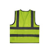 10 Pieces Yellow Reflective Vest Highlight Night Work Safety Vest for Engineering Construction Traffic Sanitation Workers Labor Protection Vest