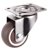 Activiity Single Axle Plated 2 Inch Activiity Single Axle Brown TPE Wheel