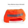 10 Pieces Safety Reflective Vest with Hat Sanitation Vest Work Clothes Reflective Clothing for Cleaning Workers Road Construction - Orange