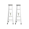 2.5m Folding Herringbone Engineering Ladder Aluminum Alloy Ladder Custom Thickened Double Side Ladder 2.5m 8 Steps