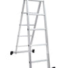 1.5m Aluminum Alloy Ladder Multi Function Folding Herringbone Engineering Dual Purpose Thickened Joint Vertical Ladder Stamping Herringbone Ladder