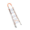 Stainless Steel Ladder Portable Aluminum Alloy Miter Ladder Folding Ladder Stainless Steel 5 Steps