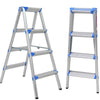 Two Side Anti Slip Folding Ladder, Aluminum Ladder, Herringbone Thickened Ladder, Factory Family Ladder, Storage Stair, Double Side Ladder, 4 Steps