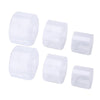 10 Pcs Pipe Protective Cover Transparent Plastic Packaging Cover Flange Protective Cover