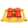 6T Small Handling Equipment Orange PU Casters Thickened Steel Plate Handling Truck for Materials Handling