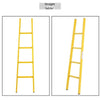 Safety Ladder Single Vertical Ladder 3m Yellow