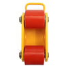 Antiskid PU Heavy Duty Casters Wheels Small Transportation Truck Thickened Steel Plate Load Capacity 3T