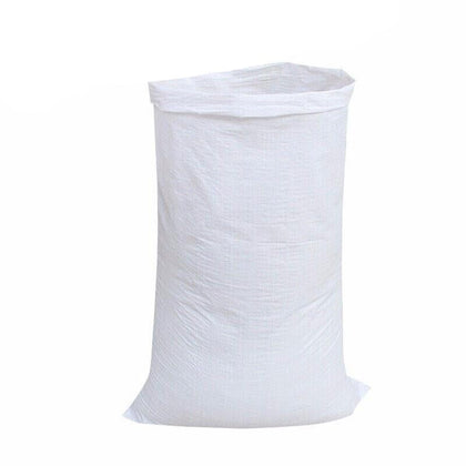White 75*110cm 100 Pieces Woven Bag Express Logistics Packing Bag Gunny Bag Plastic Snakeskin Packing Bag Rice Flour Bag