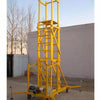 2m Telescopic Tower Ladder Mobile Platform Ladder Carbon Steel Material