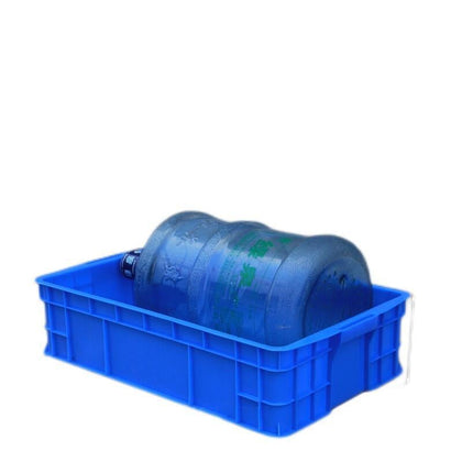 Thickened Plastic Turnover Box Rectangular Finishing Box Logistics Storage Box Storage Box Material Box Storage Box Shelf Parts Box Blue (600 * 365 * 150)