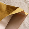 FZ1174 Yellow Moisture-proof Packaging Bag Snake Skin Feed Woven Paper Plastic Composite Kraft Paper Bag 50 * 80 100 Pieces