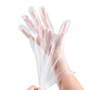 6 Bags Free Size 100 Pieces / Bag Disposable Gloves Thickened CPE Gloves Transparent Household Catering Waterproof Protective Gloves