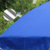 2.4m Silver Coated Sunshade Suit 2.4m Blue Silver Coated Outdoor Sunshade Large Scale Publicity Exhibition Industry Stall Telescopic Fishing Umbrella