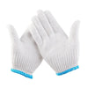 100 Pairs Safety Gloves Labor Protection Gloves Cotton Thread Gloves White Gloves Protective Gloves Thickened Work Gloves Free Size