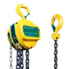 CB-B020 2t 4m Chain Block Single Double Round Lifting Hand Reversing Small Sling Yellow 1 Set