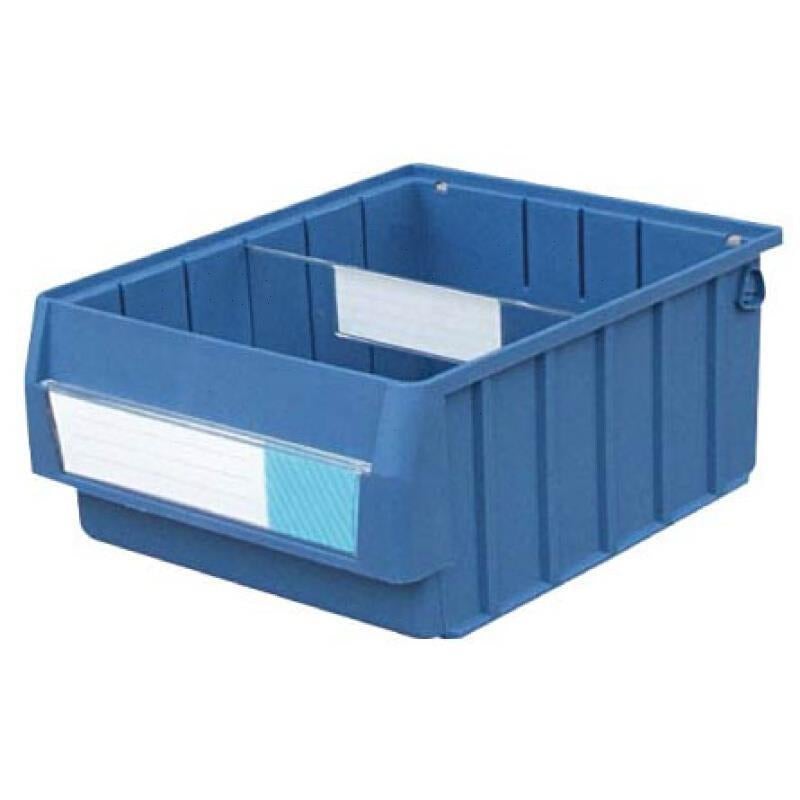 Blue 234×400×90mm PP Separated Parts Box For Tool Storage Parts Storage