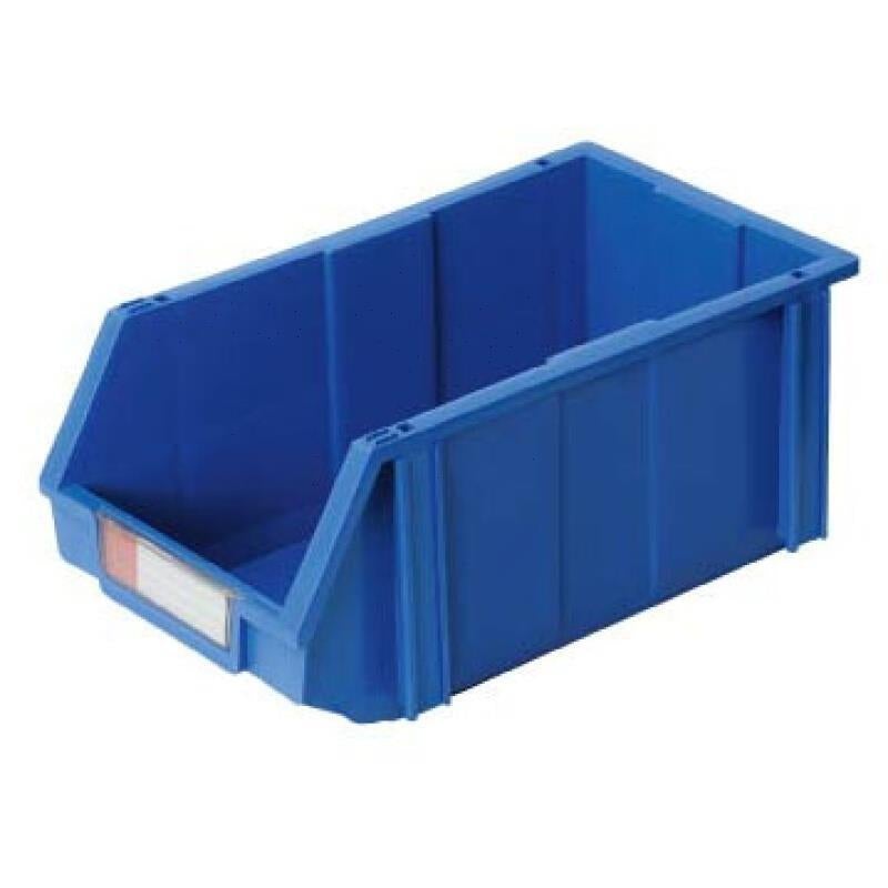 Blue 200×340×150mm PP Group Vertical Parts Box For Tool Storage Parts Storage