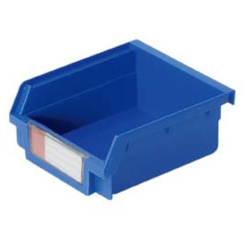 15 Pcs 105×110×50mm Blue PP Back Hanging Parts Box For Tool Storage Parts Storage