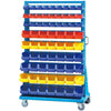 1000×610×1680mm Blue Double Sided 9-layer Parts Box Cart (Including 138 Back Hanging Parts Boxes)