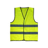 10 Pieces Velcro Reflective Vest Body Protection Safety Vest for Outdoor Working Riding Running Warning Safety Clothes - Fluorescent Yellow Free Size