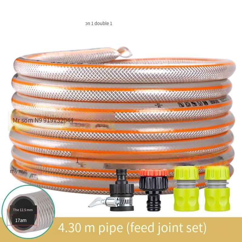 4 Points 30m Water Pipe Hose Household Garden Water Pipe Explosion-proof Antifreeze Car Washing And Watering 4 Points